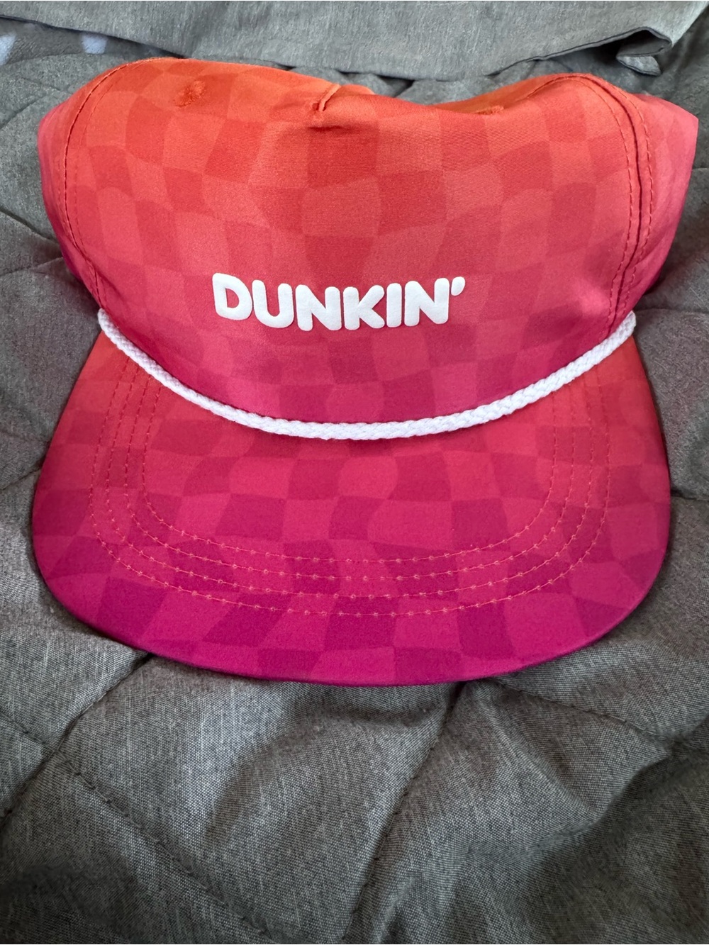 Dunkin' Women's Orange-Pink Surf Cap